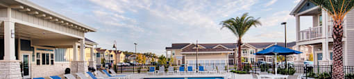 Sparkling Swimming Pool at The Retreat at Juban in Denham Springs, LA