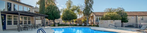 Refreshing Pool in Community with trees