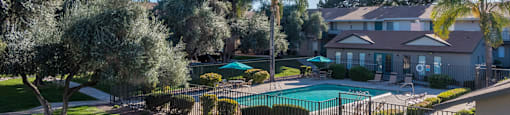 take a dip in the pool at villas at houston levee west apartments in cord