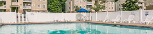 Beautiful pool deck