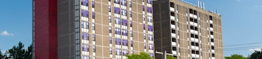 Exterior View of Ohav Sholom Apartments in Albany, NY.