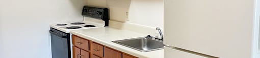 Fully Equipped Kitchen At Pequoig House Athol, MA.