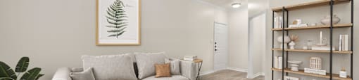 Renovated Style 2 Living Room Staged
