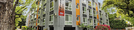 A building with a sign that says "N-ZONE" on it.