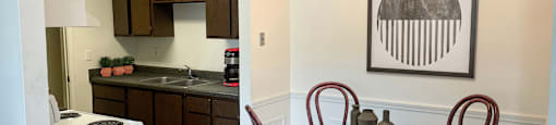 Spacious dining room in East Lansing Apartments near Michigan State University | Stoneridge