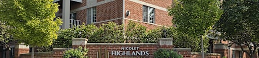 an exterior view of the highlands apartments
