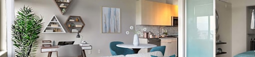 Urban one bedroom unit at