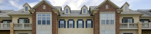 Exterior at the Hamptons Apartments near Michigan State University