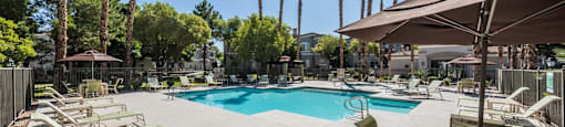Pool at THE PARKSIDE VILLAS APARTMENT HOMES, Las Vegas
