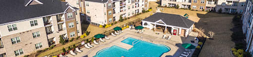 Aerial View of West End at Fayetteville in Fayetteville, NC