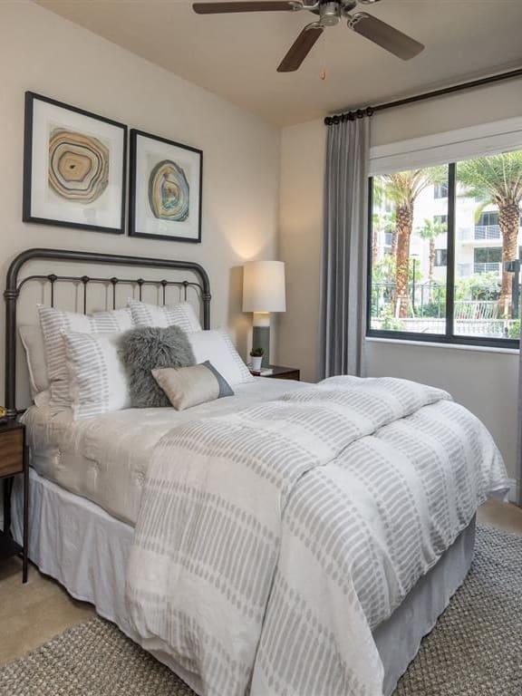 bedroom with bed