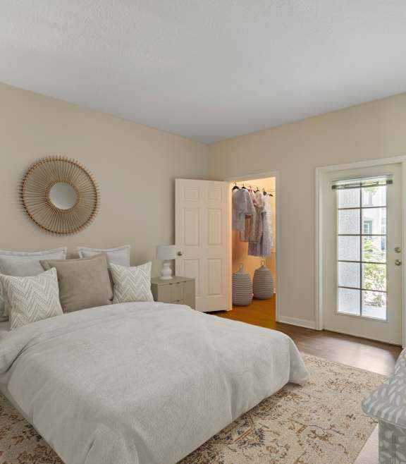 a bedroom with a bed and a window at Cypress Legends, Fort Myers, FL, 33905