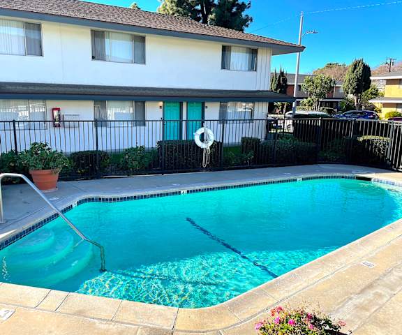 Palmwood Gardens Apartment Homes in Garden Grove, California featuring 2 bedrooms and swimming pool.
