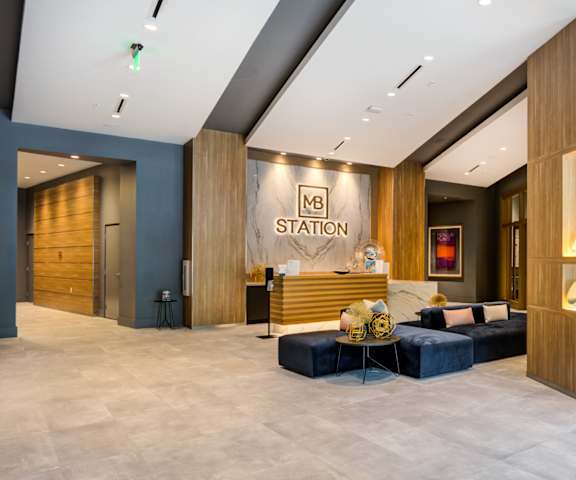 updated clubhouse/building lobby