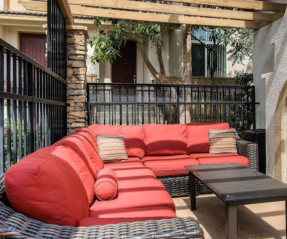 Poolside Fireplace with Cabana
