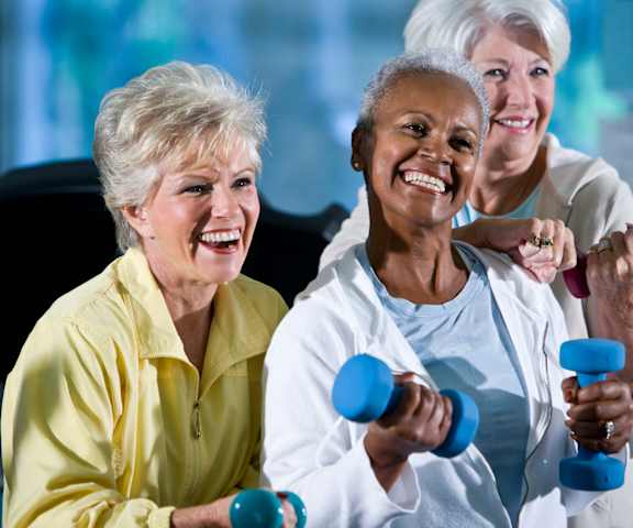 stock image- senior fitness