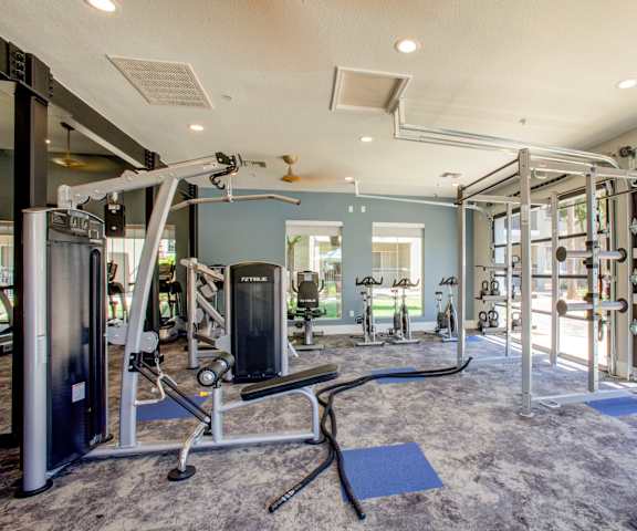 24-Hour Fitness Center With Free Weights