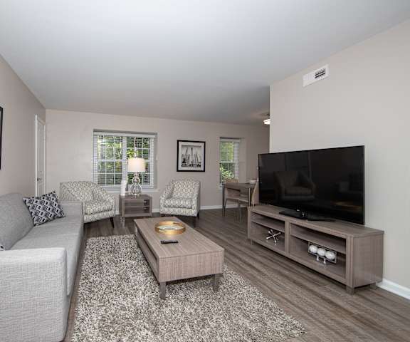 Living Room in Country Club Apartments in Williamsburg VA 