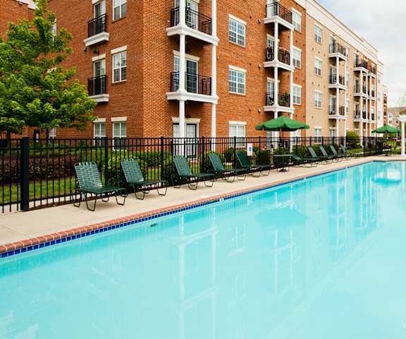 Pool with chairs