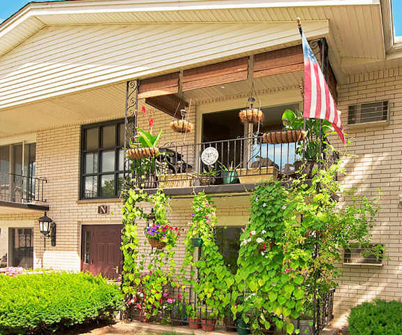 exterior of apartment