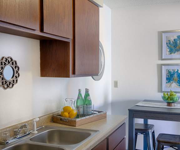 Granite Counter Tops In Kitchen at Knollwood Towers East Apartments, Minnesota