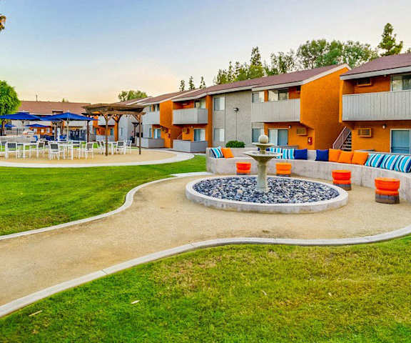 Entrance With Architectural Details at Pacific Trails Luxury Apartment Homes, Covina, CA, 91722