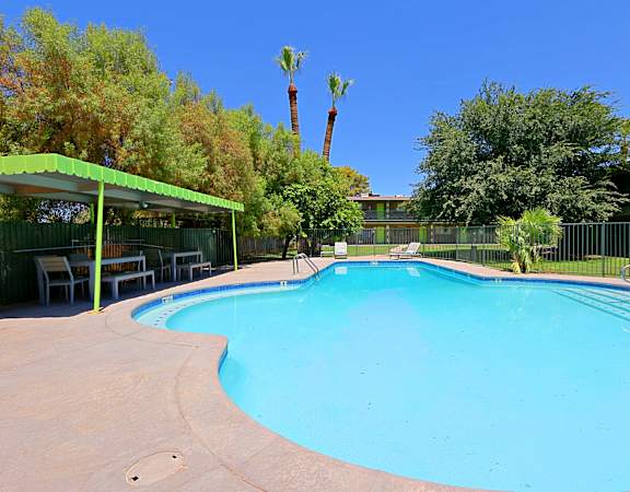take a dip in our resort style pool