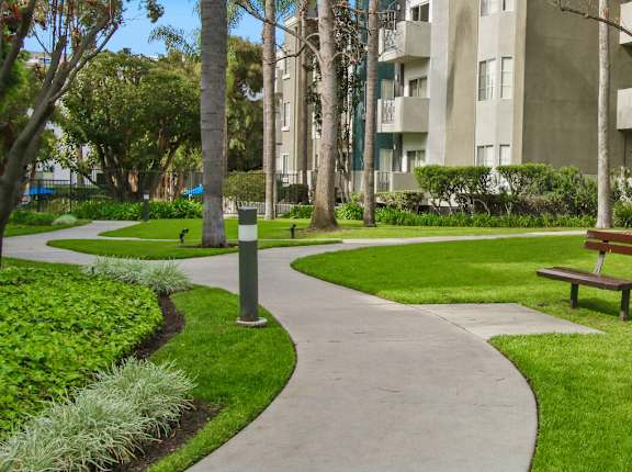 Greenspace Walking Trails at Playa Summit, Los Angeles, California