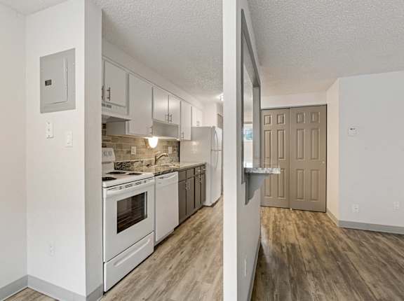 Kitchen And Living View at Carriage Hill, Thornton, CO, 80260