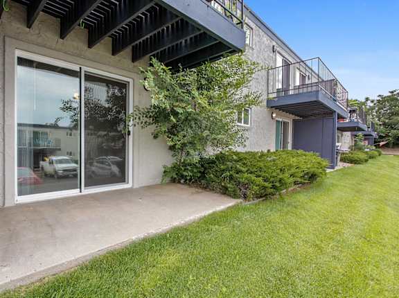 Glass Entrance To Porch at Carriage Hill, Thornton, Colorado