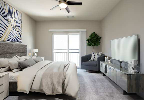 Spacious Bedroom With Comfortable Bed at 800 Carlyle, Alexandria, 22314