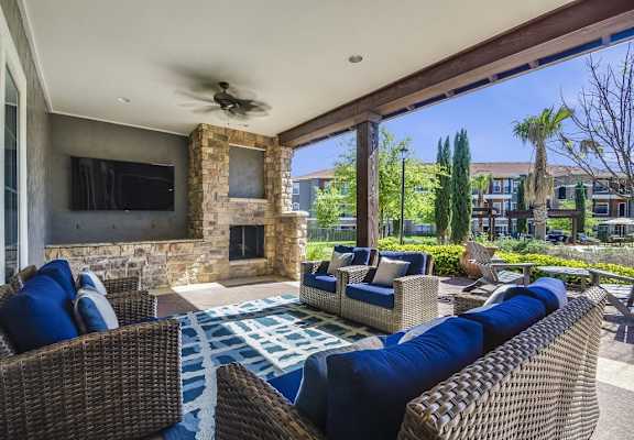 Green Place view from Living room at Teravista, Round Rock, Texas