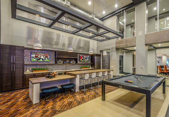 Clubhouse  at Grady Square Luxury Apartments in Tampa FL