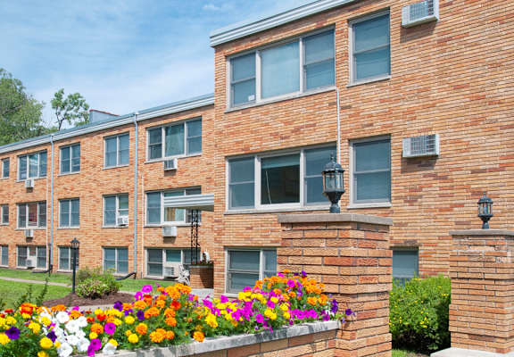 exterior and flowers
