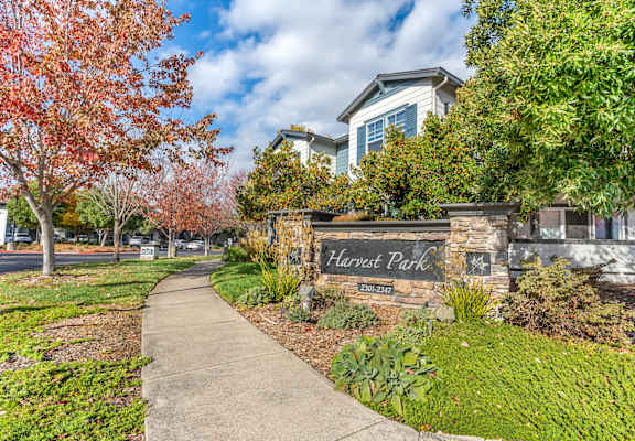 exterior view sign in front of a house