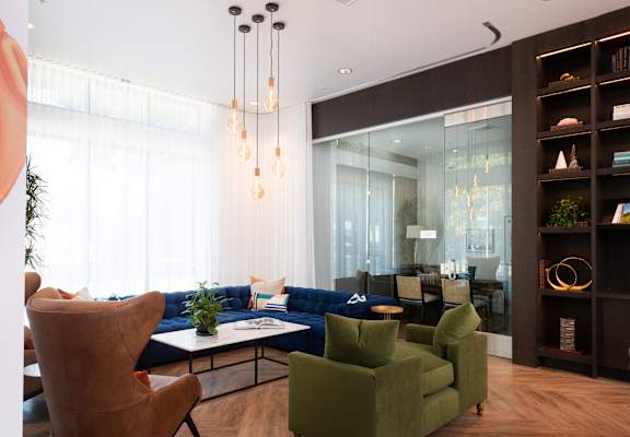 Furnished Seating Area at Eleanor H16 Apartments