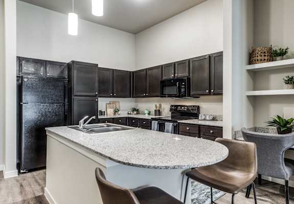 Kitchen Interiors at LIV at Boerne Hills an Active Senior Community 62+, Texas