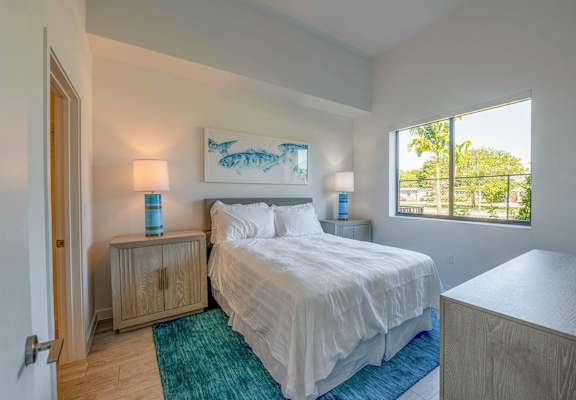 Countyline Apartments in Miami FL photo of  bedroom with plush carpeting