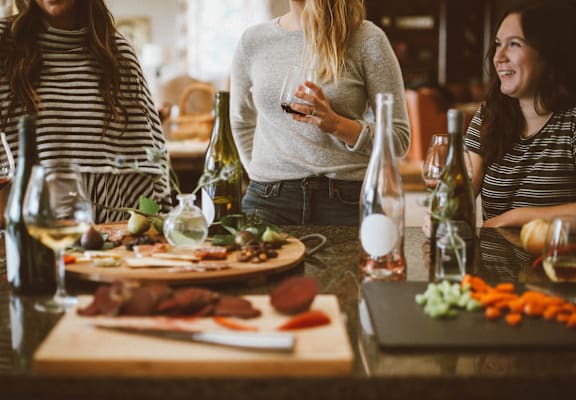 Dinner Time at Scottsdale Hayden Townhomes, Arizona