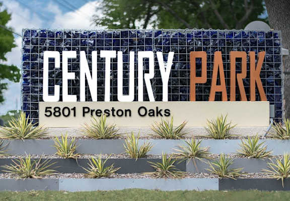 Monument Signage at Century Park, Dallas, TX, 75254