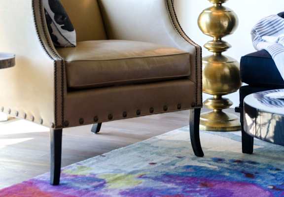 Sofa and A Lamp at Met Lofts, Los Angeles, CA, 90015