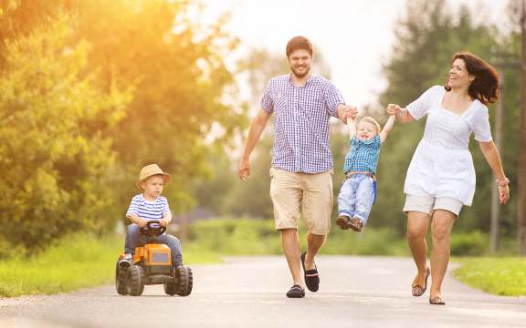 Family Together at Forest Vista, La Porte