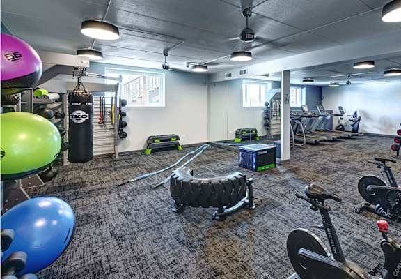 Modern Fitness Center at Foxboro Apartments, Wheeling, IL, 60090