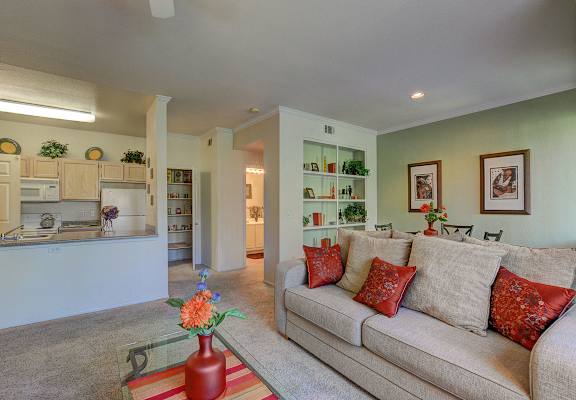 Living Room at San Moritz Apartments, Las Vegas, 89128