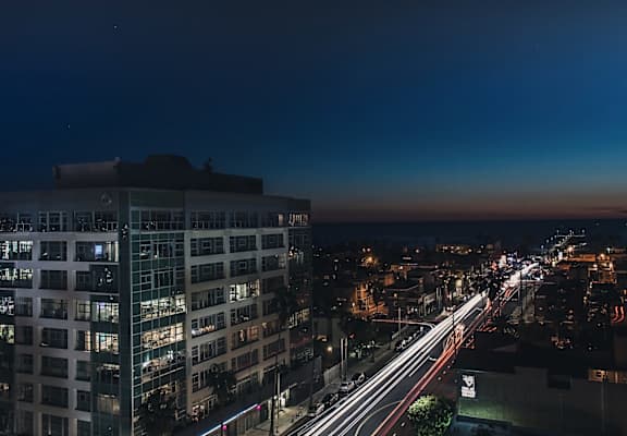 Marina Towers Night
