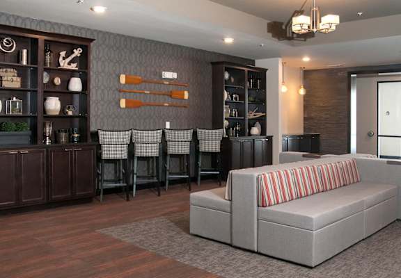 Stylish Clubhouse Kitchen at Overlook on the Creek, Minnetonka, 55305