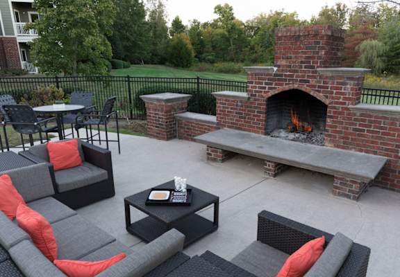 Outdoor Fireplace Lounge at Wyndchase at Aspen Grove, Franklin, TN