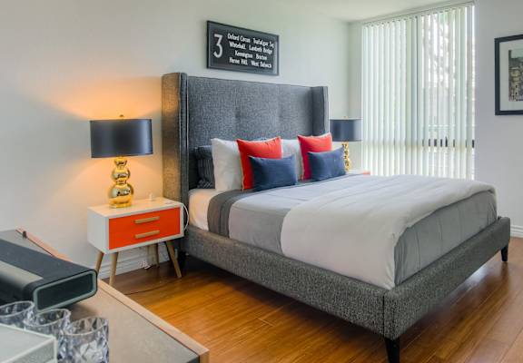 Spacious Bedrooms at La Vista Terrace, California, 90046