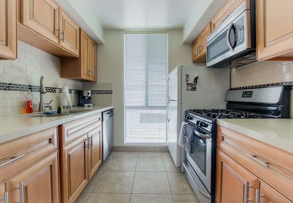 Over-the-Range Microwaves at La Vista Terrace, Hollywood, 90046