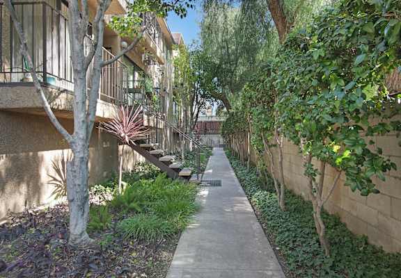 Backyard Garden at Superior Place, Northridge, CA